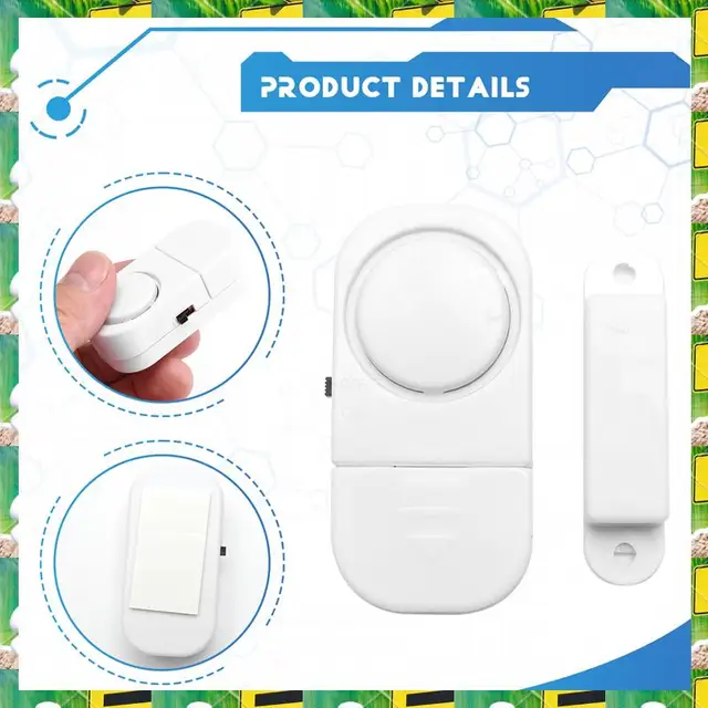 3C Electron 6Sets/Pack Wireless Anti Theft Apartment Burglar Alert Door Alarm Window For Home Security DIY Magnetic Sensor,6Sets 4