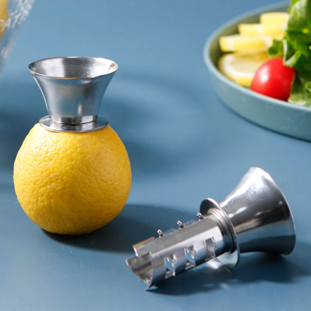 Fruit juicer 1PC Stainless Steel Manual Mini Fruit Juicer Lemon Squeezer Orange Juice