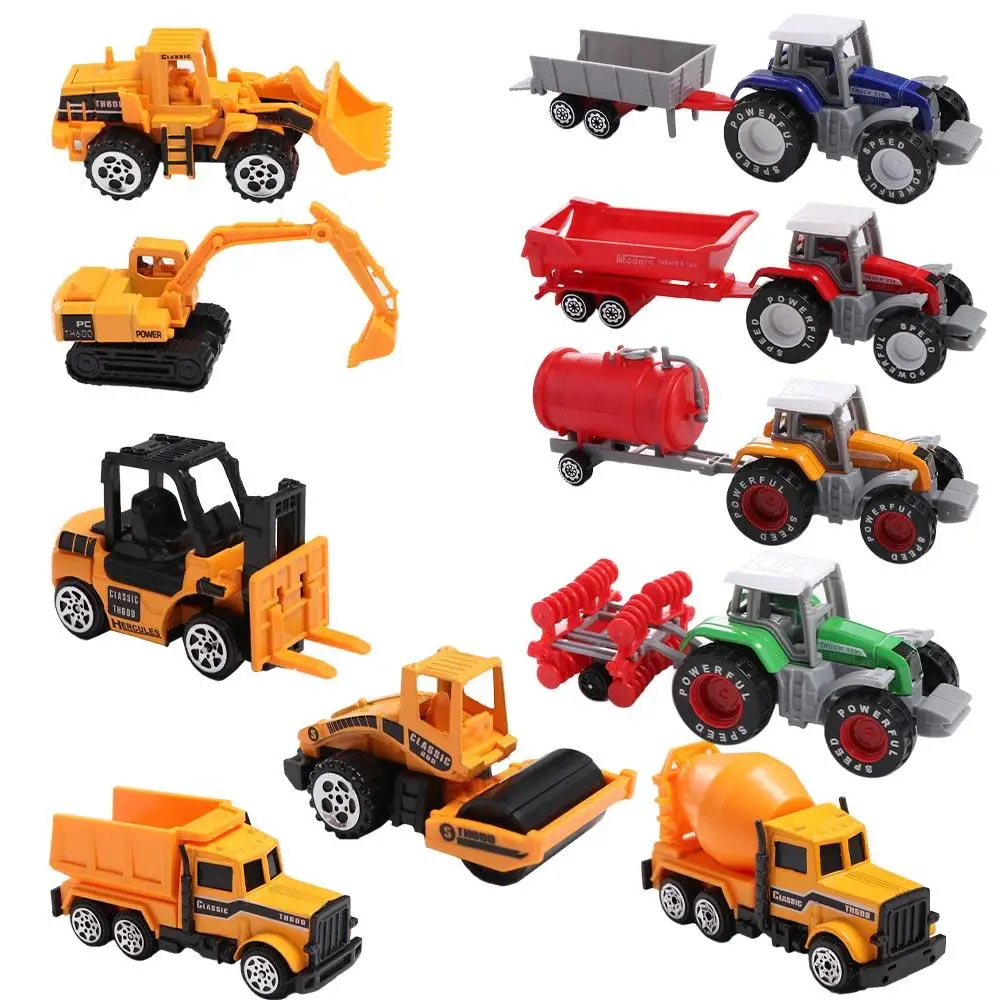 Boy Toy Tractor Construction Excavator Educational Toy Alloy Tractor Toy Model Car Toys Farmer Vehicle Engineering Car Model