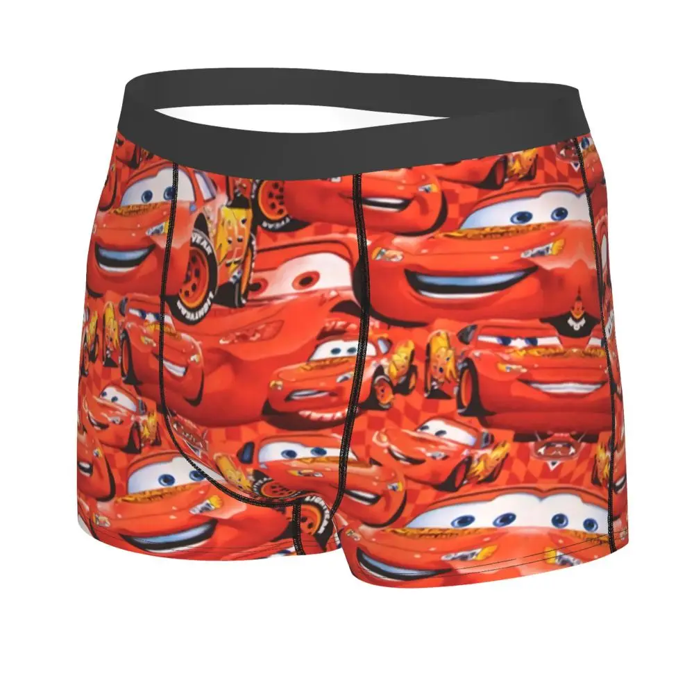 Custom Lightning McQueen Car Collage Boxers Shorts Men's Briefs Underwear Cool Underpants