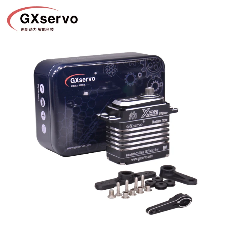 Brushless Digital Servo 50kg 80kg HV Large Torque Steel Metal Gear Waterproof IPX8 Motor For RC Car Xmaxx Crawler Robot Parts 5