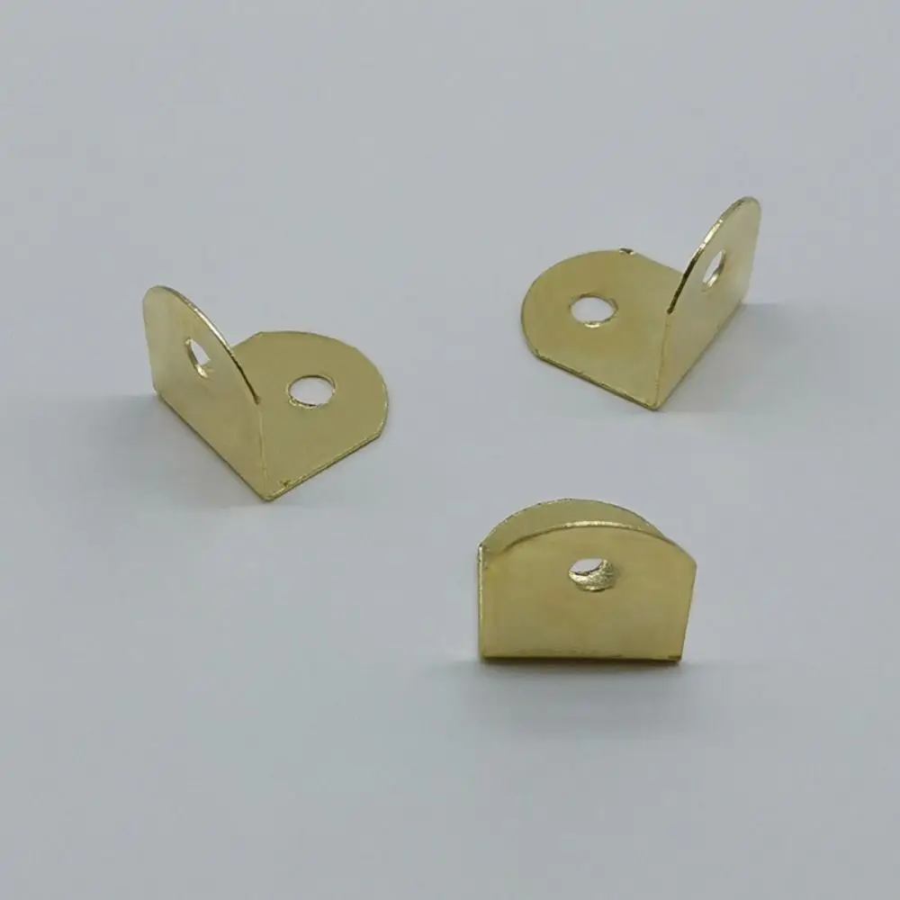 Metal Stainless Angle Bracket Small Furniture Connecting Parts Mini Shape Picture Brackets L Shape Corner Joint Brace 100 Pcs