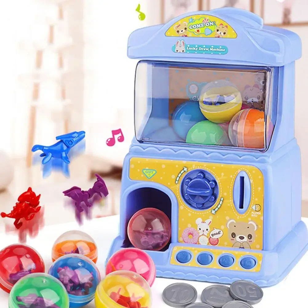 

Children's Egg Twisting Machine Coin-operated Candy Game Machine Early Education Learning Machine Play House Girls Gift