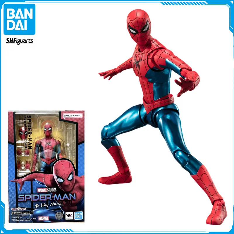 

In Stock Bandai SHF Spider-Man: No Way Home Peter Parker Original Genuine Anime Figure Model Toys Action Figures Collection Doll