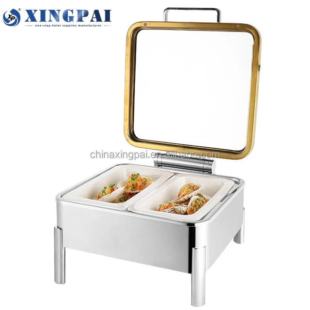 400W Electric Heating Chafing Dish Buffet Catering Stainless Steel Food  Warmer