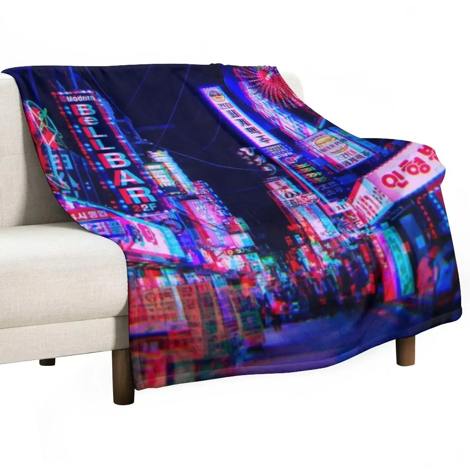 

lsd nights Throw Blanket Luxury Thicken Flannels Blankets