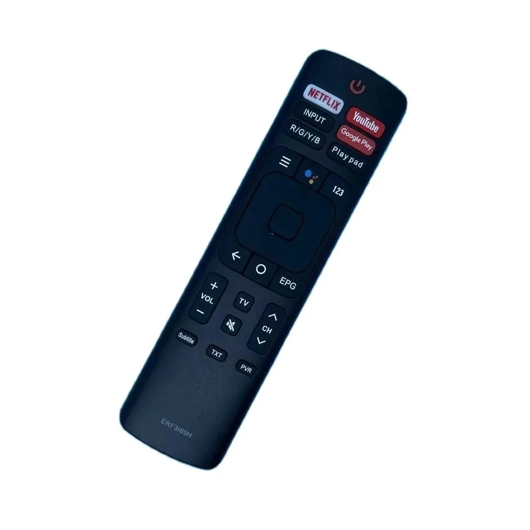 NETFLIX 유튜브 단추 장착 신형 교체 리모컨, Hisense LCD 4K UHD TV에 적합, ERF3I69H