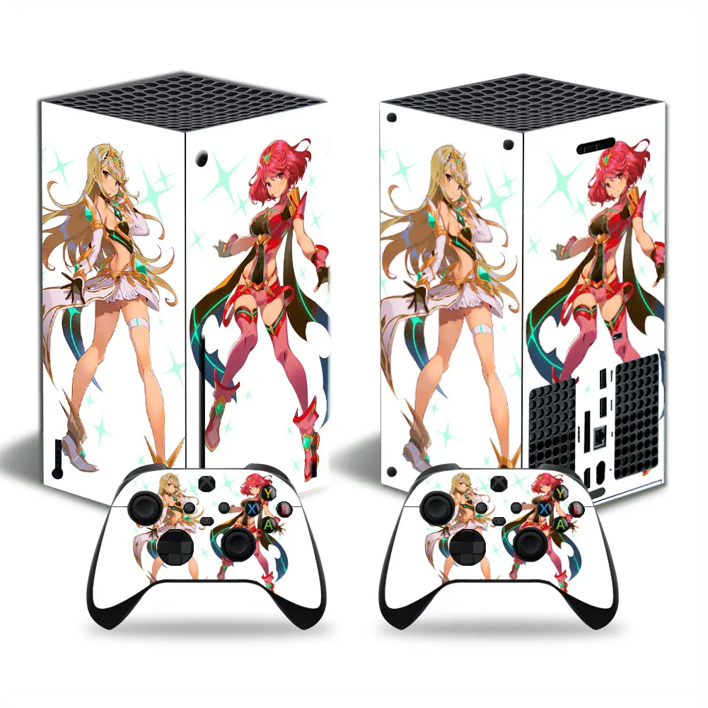 

For Xbox Series X Xenoblade Chronicles PVC Skin Vinyl Sticker Cover Console DualSense Controllers Dustproof Protective Sticker