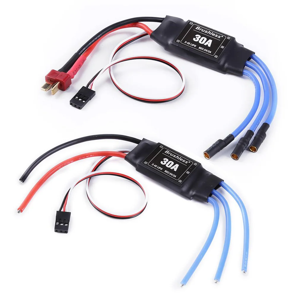 Brushless 30A ESC with 5V 2A BEC for Multicopter, Helicopter & Airplane