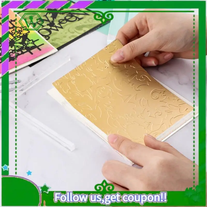 ABIK-7Pcs/Set 종이 카드 코너 도우미 포지셔닝 도구 세트 키트 Scrapbooking 아크릴 눈금자 라이닝 카드 레이어 세트 만들기