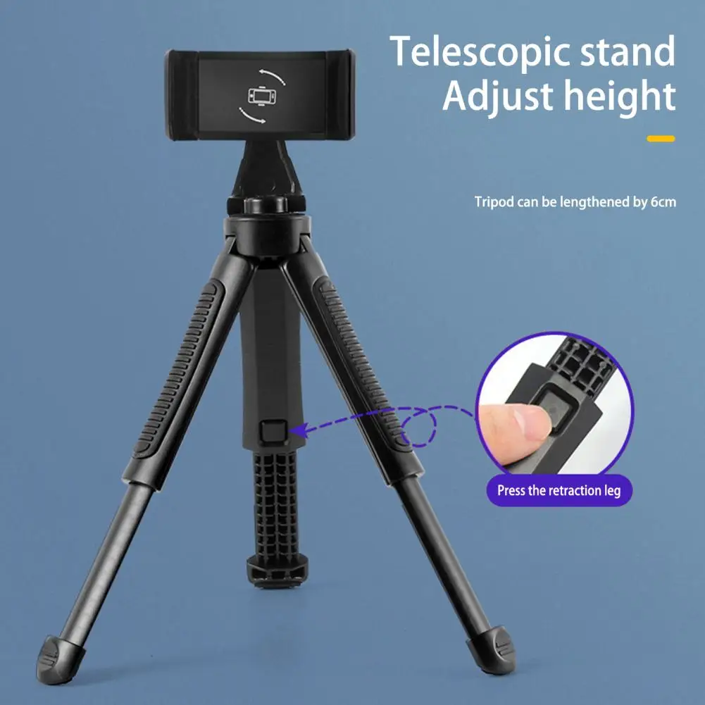 

Phone Table Tripod Practical Anti-falling 360 Degree Rotation Anti-skid Phone Table Tripod for Vlog