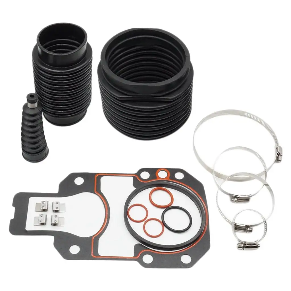 MerCruiser Alpha 1 Gen 2 용 I/O Transom 서비스 리빌드 수리 키트, 벨로우즈 및 짐벌 베어링 포함 대체 30-803097T1