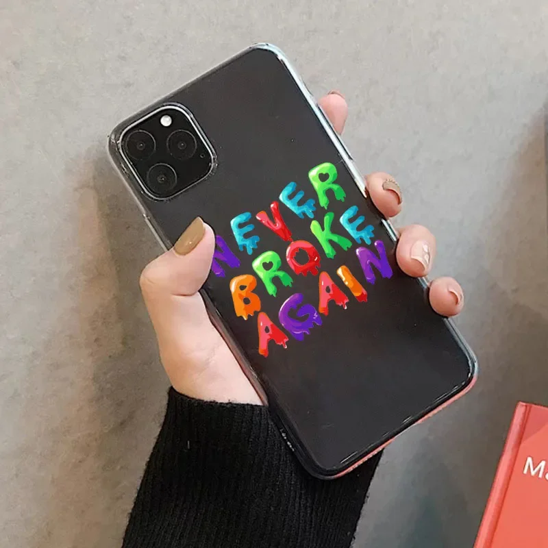 2 Custodie Per IPhone 13/iPhone 14 6,1 Pollici Con Design Anuel AA, Silicone TPU Antiurto, Nere - 2