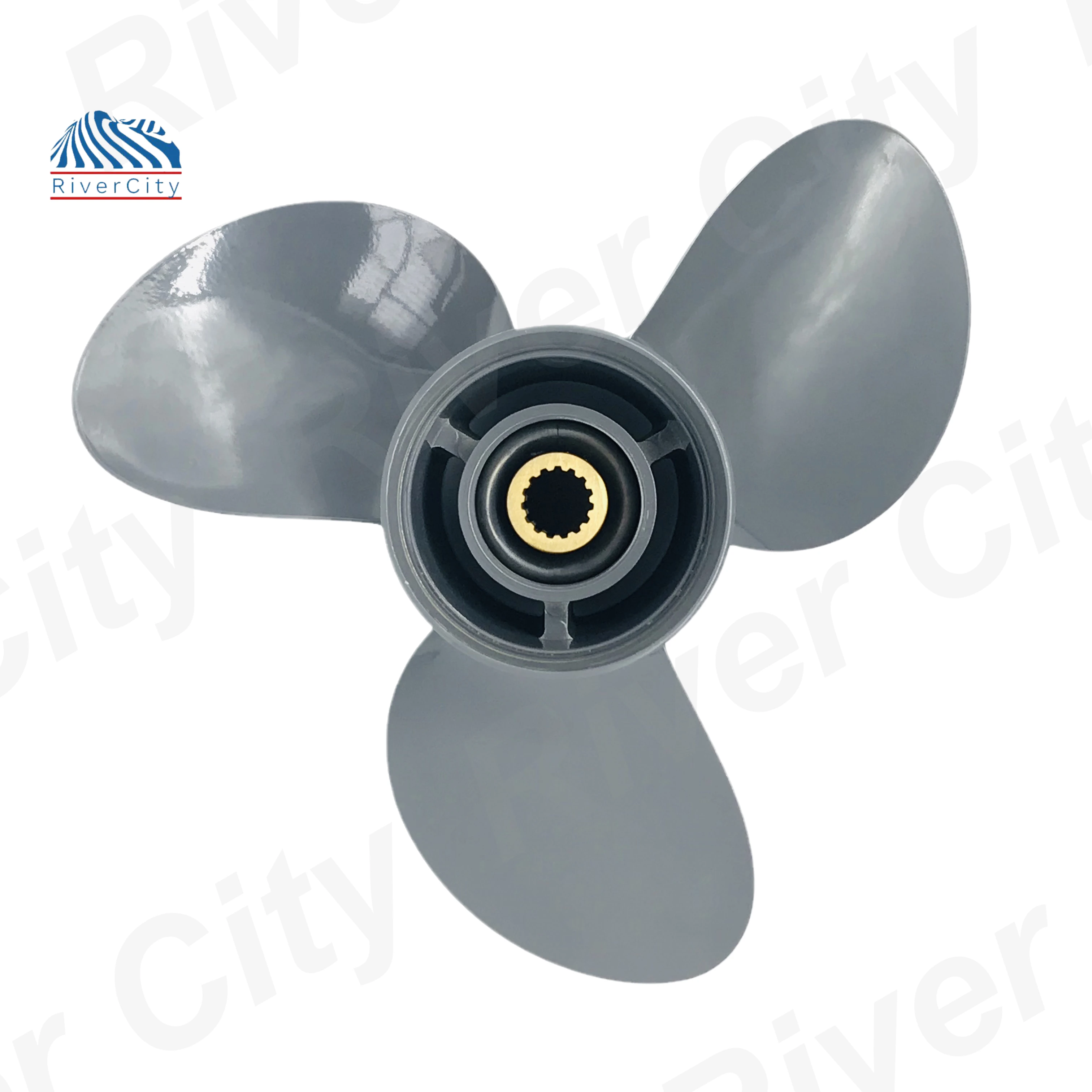 Boat Propeller 13 1/2x15 Aluminum Alloy Propeller 3 Blade 15 Spline For Honda 75HP 90HP 115HP 130HP Outboard Screw Boat Motor