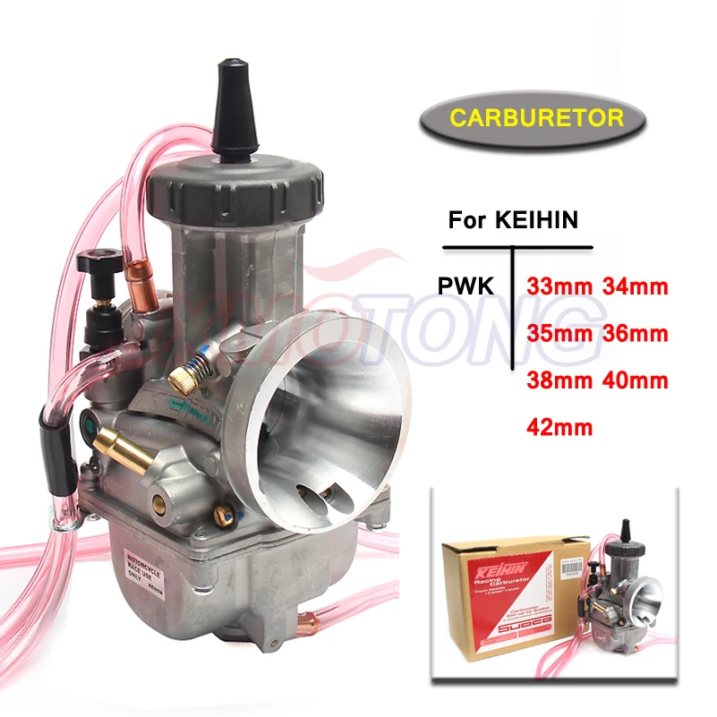 Carburator PWK 33 34 35 36 38 40 42 Karburator Quad Vent Carb untuk KEIHI Dirt AIR STRIKER 250