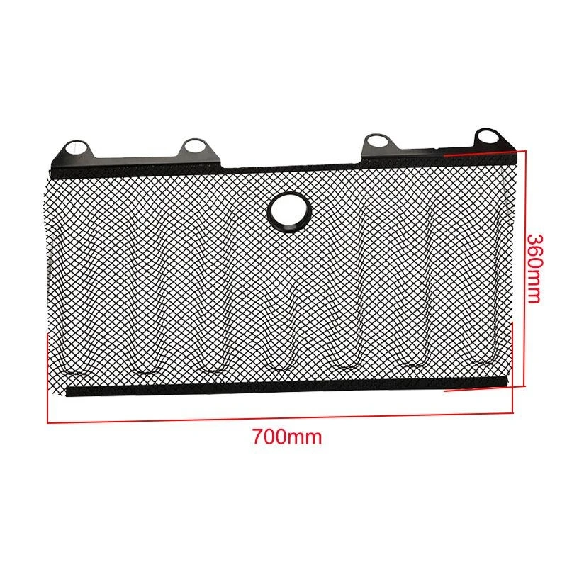7-Piece Mesh Grille Inserts For Jeep JK Wrangler (2007-2016) - Chrome Plated ABS Plastic