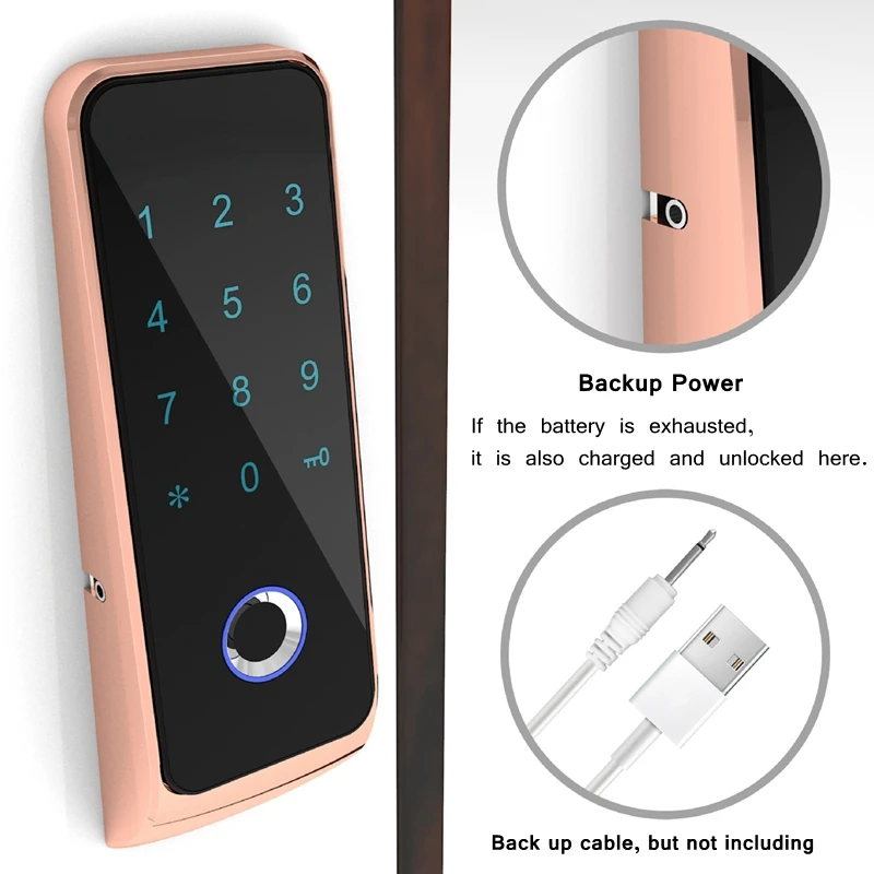 Cabinet Lock Wardrobe Lock Fingerprint Lock 7