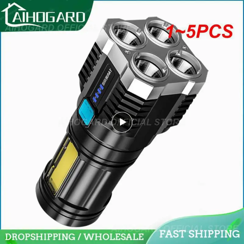 

Фонарь Яркий портативный с зарядкой от USB, 1-5 шт.