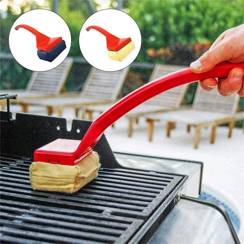 Grill Cleaner Bbq Brush Scraper Safe Restaurant Outdoor Kit Fire