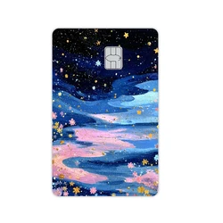 Starry Sky Laser Shiny PVC Sticker Film for Card Protection & Style (14)