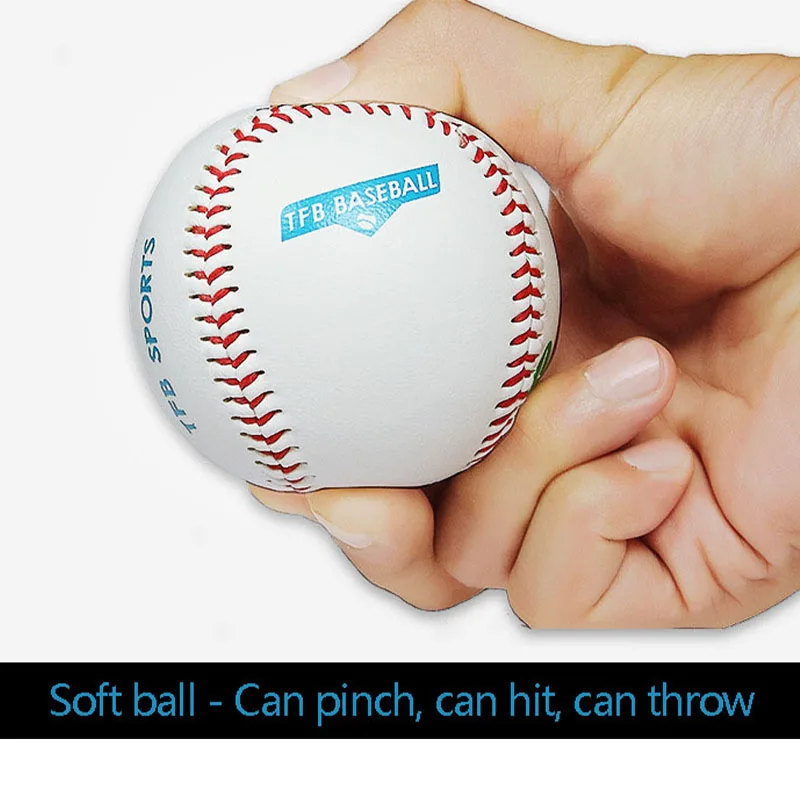 2Pcs 9 Inch Standard Baseball With Finger Placement Markers Professional Games Outdoor Practice Competition Training Baseball