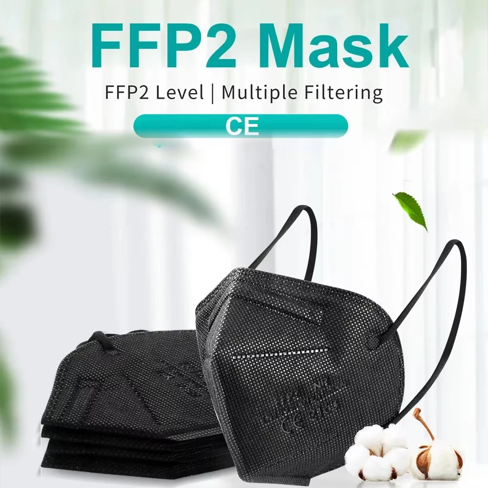 Masque FFP2 gris, vue latérale montrant la forme ajustée et le pont nasal