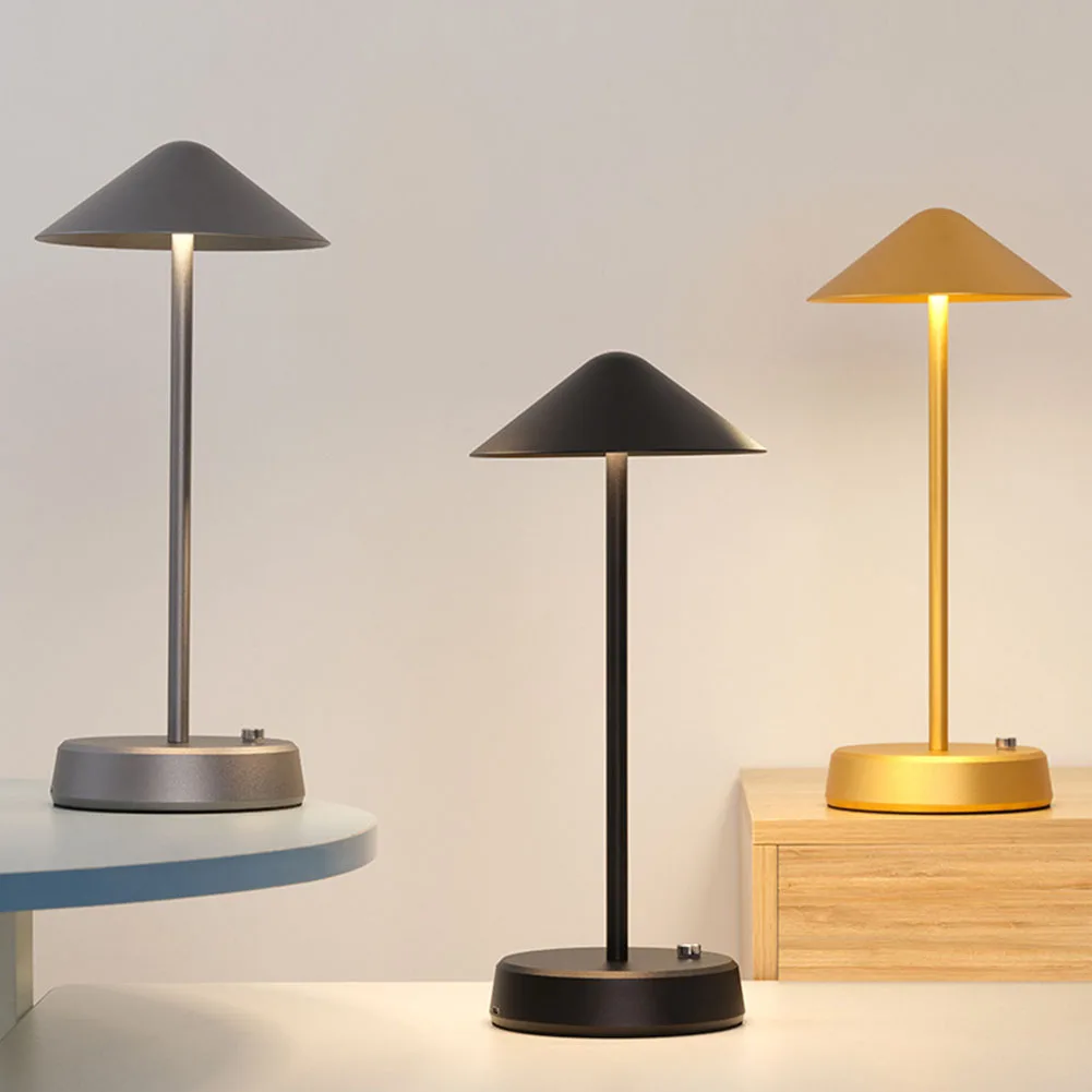 

2W LED Table Lamp 3 Color Modes 3-levels Adjustable Brightness Rechargeable Touch Control Night Light Bedroom Bedside Lamp