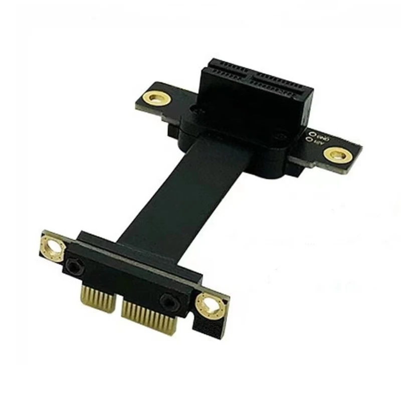 

Удлинительный кабель PCI-E от 1X до 1X 90 градусов для звуковой карты видеокарты