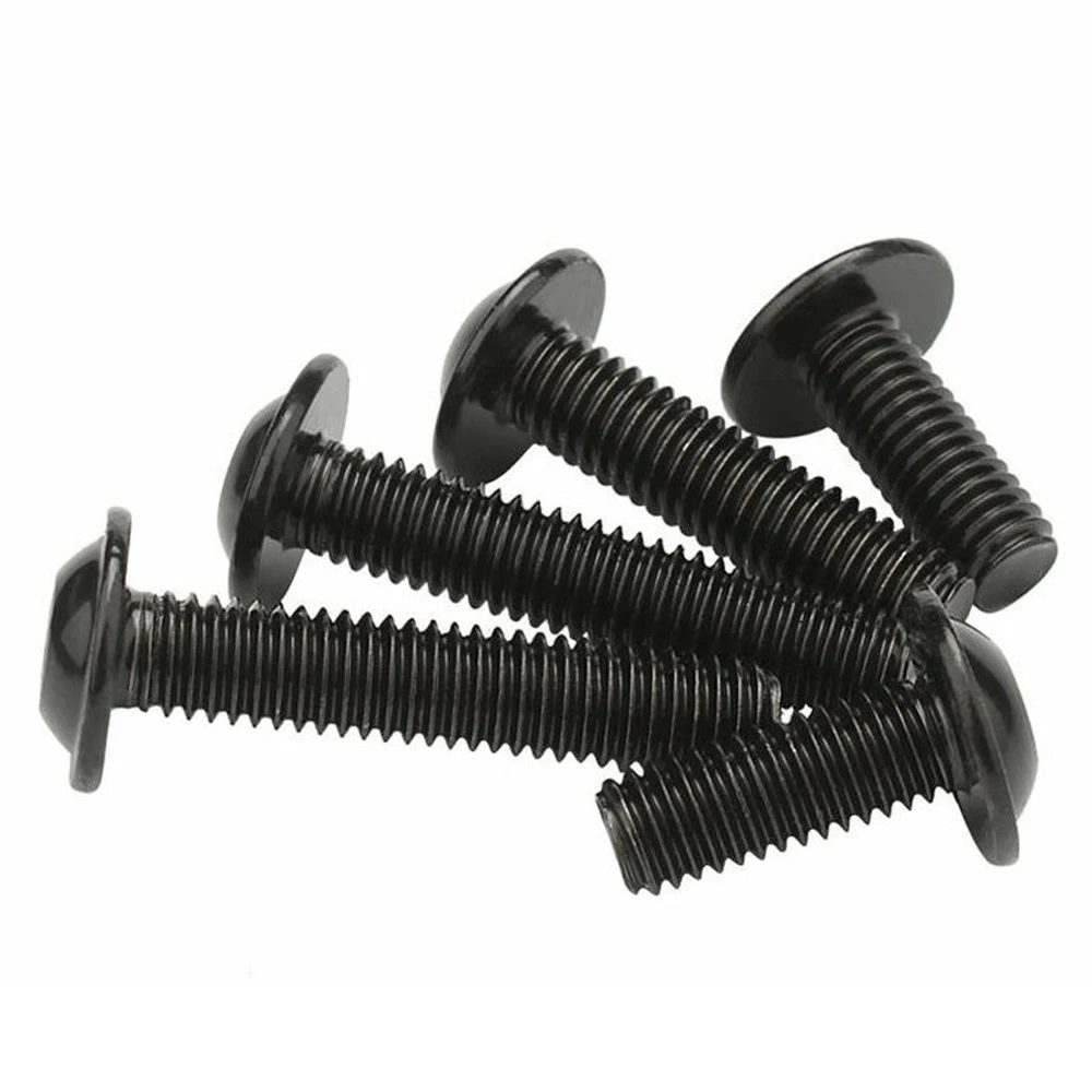 Description Picture 3 of item5-20Pcs M4 M5 M6 M8 M10 Hex Hexagon Socket Round Button Flange Head With Washer Collar Screw Bolt Grade 10.9 Carbon Steel