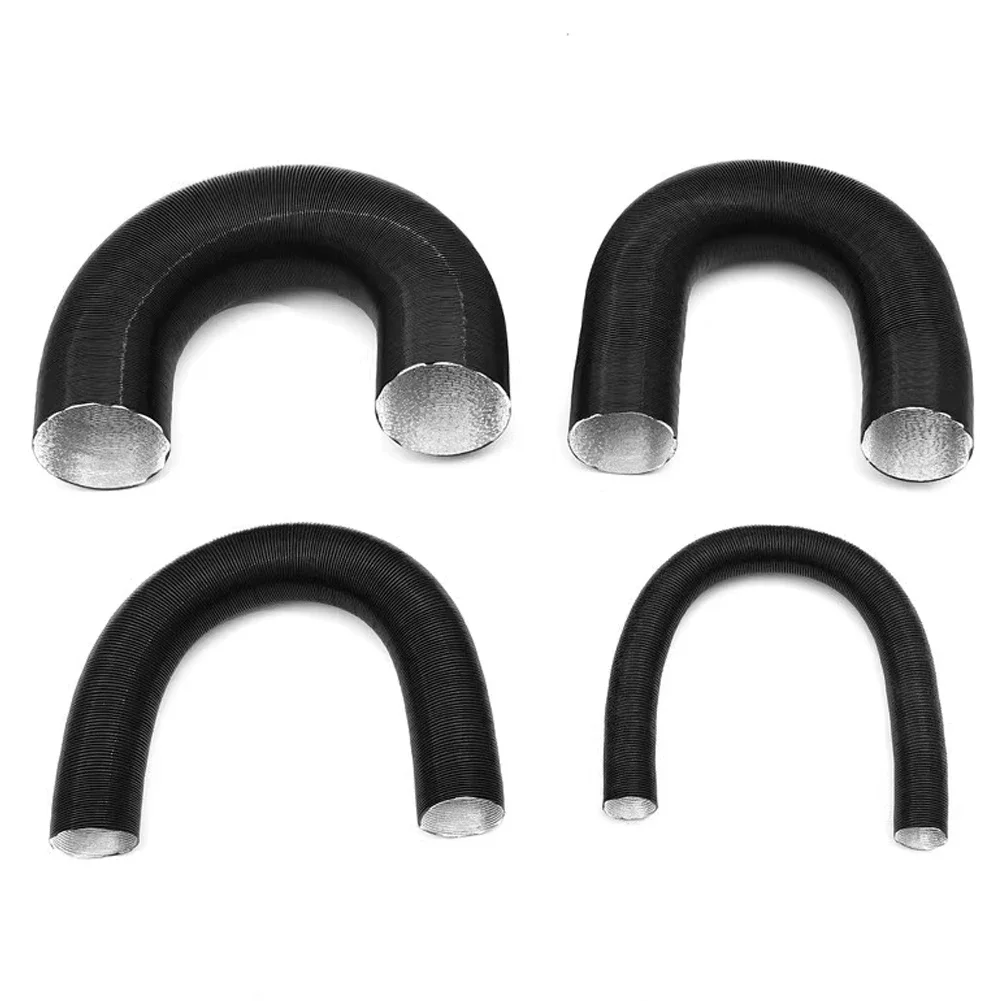 Adjustable Length Air Diesel Parking Heater Duct Hose - 25mm to 75mm Diameter, Extendable up to 500cm