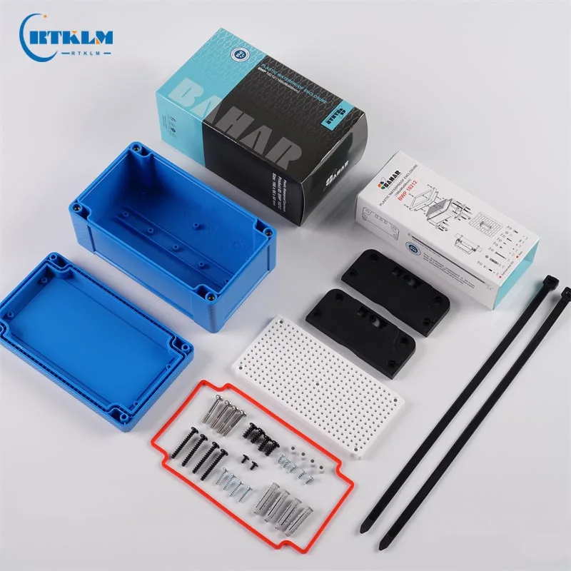 Elektronische Stromversorgung Anschlussdose Wasserdichte Kunststoff Projektbox ABS Gehäuse Instrumentengehäuse DIY Boxen 166 * 96 * 68 MM – Detail 9