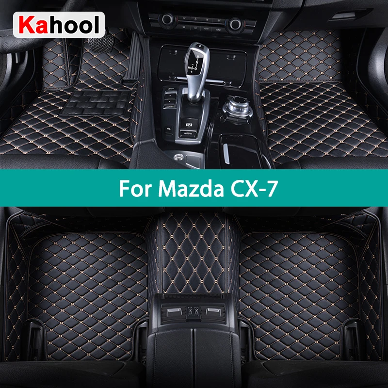 

KAHOOL Custom Car Floor Mats For Mazda CX7 CX-7 2006-2016 Auto Carpets Foot Coche Accessorie