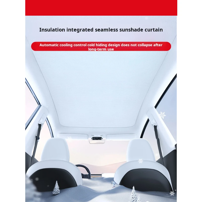 

Suitable For Tesla Model/3 Sunshade, Sunroof, Top Sunshade, Roof Electrostatic Adsorption Accessories
