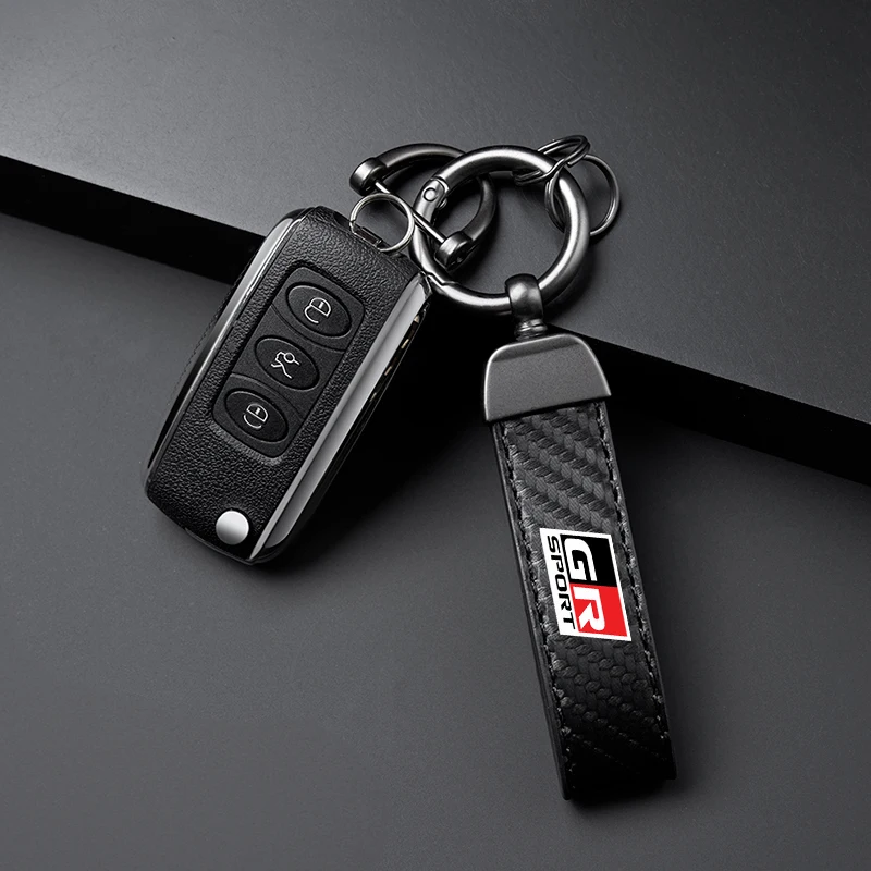Auto Leather Keychain Key Ring Accessory