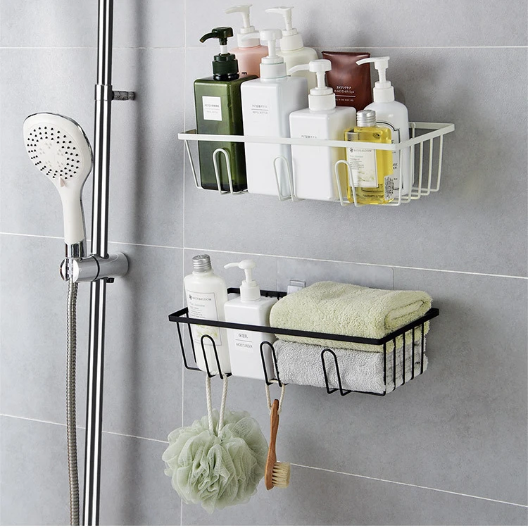 Bathroom Shelves Organizer Aluminum Bathroom Shelf Kitchen Shelf Wall Shower Storage Rack Organizer Accessories