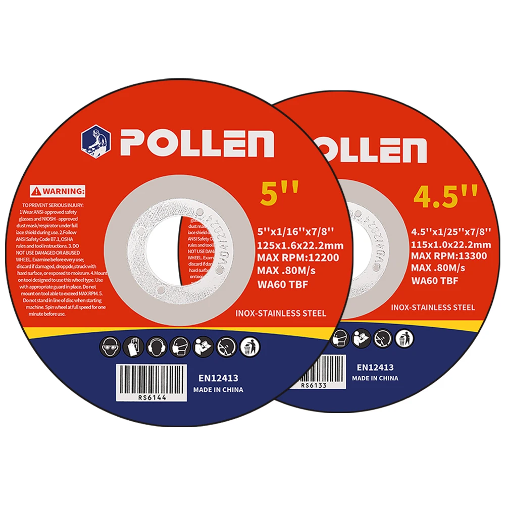 5pcs 100/115/125mm Resin Cut Off Wheel Metal Cutting Disc Circular Saw Blade for Angle Grinder Metal Wood Pvc Cutting cutting disc grinding disc abrasive wheel grinding wheel saw blade