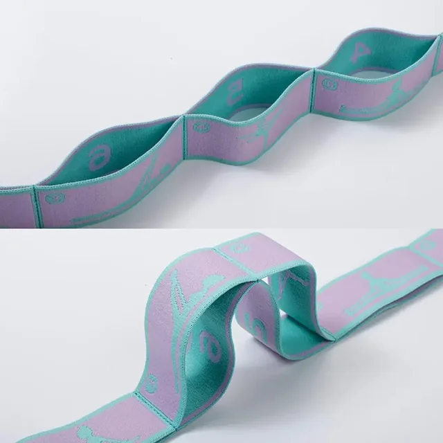 Dance Yoga Pilates Aids With Dance Correction Elastic Band Training Band Segmented Asana Tension Back Stretching Resistance Band 5