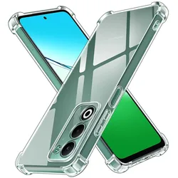 Clear Crystal Soft Silicone Shockproof Phone Case - Oppo A5x 4G (Transparent)