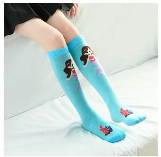 2-12 Years Spring Autumn Children Striped Tights Baby Girl Pantyhose Cotton Knitted Kids Stocking Baby Cute Tights