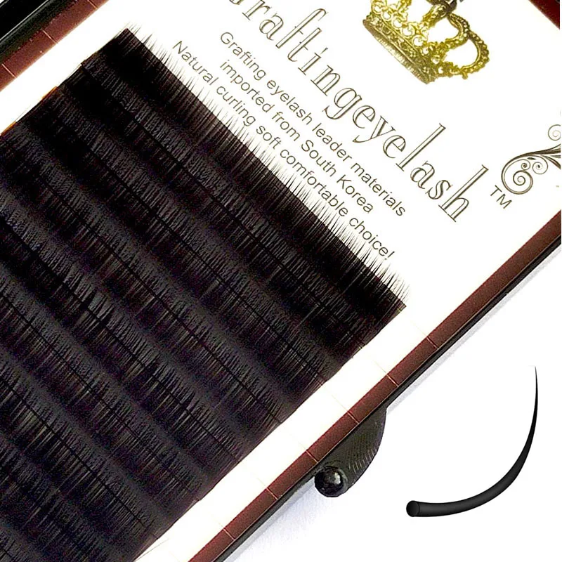 

12 рядов, ресницы эллипса, натуральные Мягкие Накладные ресницы для наращивания, макияж, C/D/J/B, изогнутые матовые высококачественные ресницы