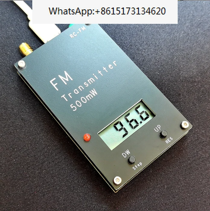 

Передатчик 2000 м цифровой дисплей 500 МВт стерео 76-108 м Радио FM передатчик