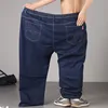 Big Size Blue Jeans  5XL 6XL 7XL 8XL Black Extra Large Clothes Oversize Mens Trousers Elastic Stretch Denim  Male Brand Pants 3