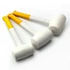 Heavy Duty 1Pcs White Rubber Hammer Ceramic Tile plastic glue installation hammers 55mm 60mm 70mm Diameter with Non-slip Handle 5