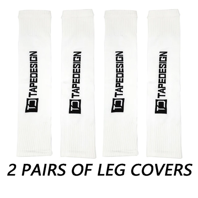 2 pairs of Leg Compression Sleeves Full Leg Sleeve Long Knee Brace Knee Support Protect Basketball Football Volleyball Cycling 2