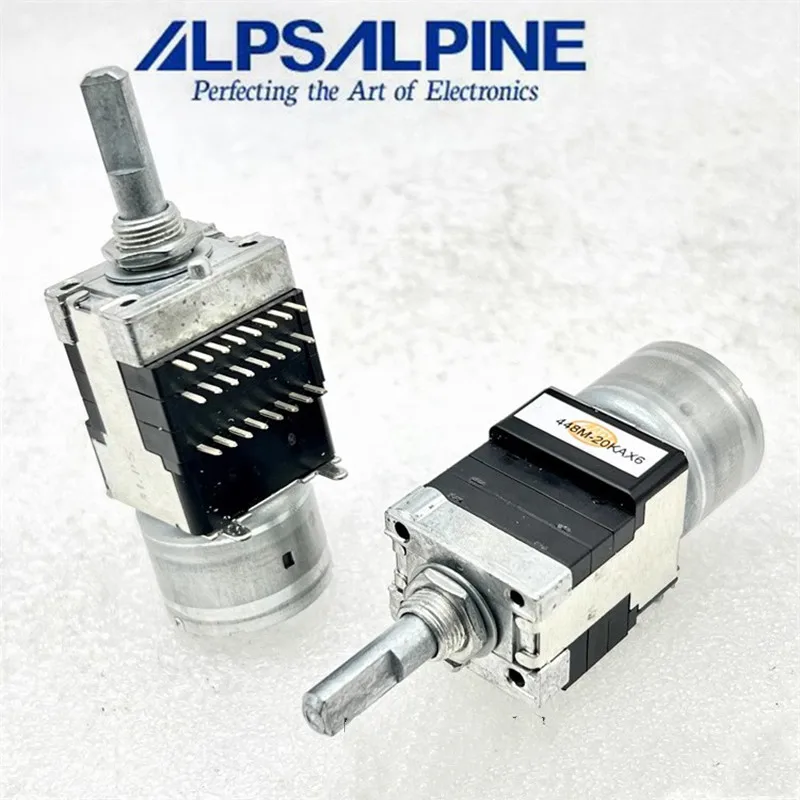 1pcs，Motor potentiometer，RK168，20KA&times;6，24Pin，Audio volume amplifier，The shaft length is 25mm