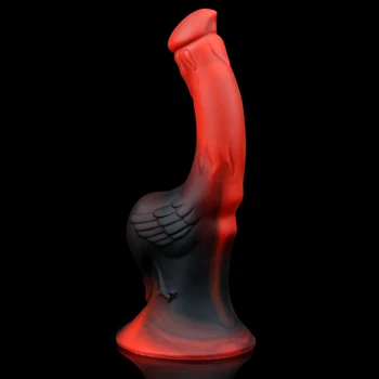Realistic Silicone Animal Dildo Soft Dragon Dildo With Suction Cup Anal Plug Huge Monster Dildo Female Sex Toys For Women 1