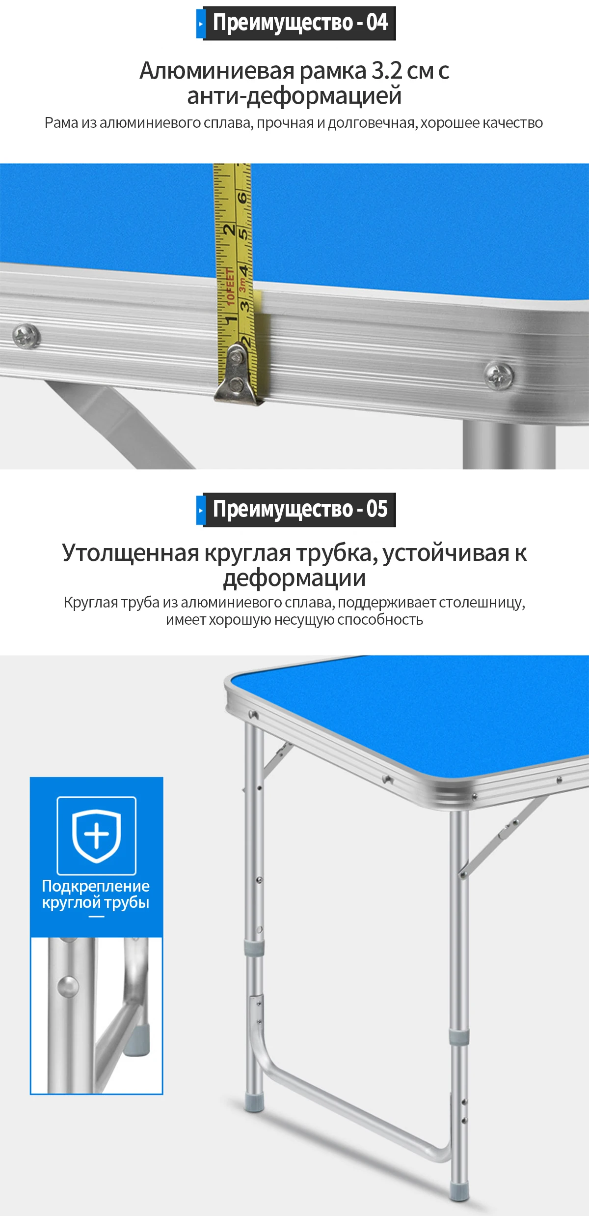 Vicllax camping kit, folding, portable, table, 4 chairs, 60x120 cm Outdorr 60*120cm portable folding table with chair for garden party picnic BBQ Outdoor set chairs aluminium alloy waterproof durable