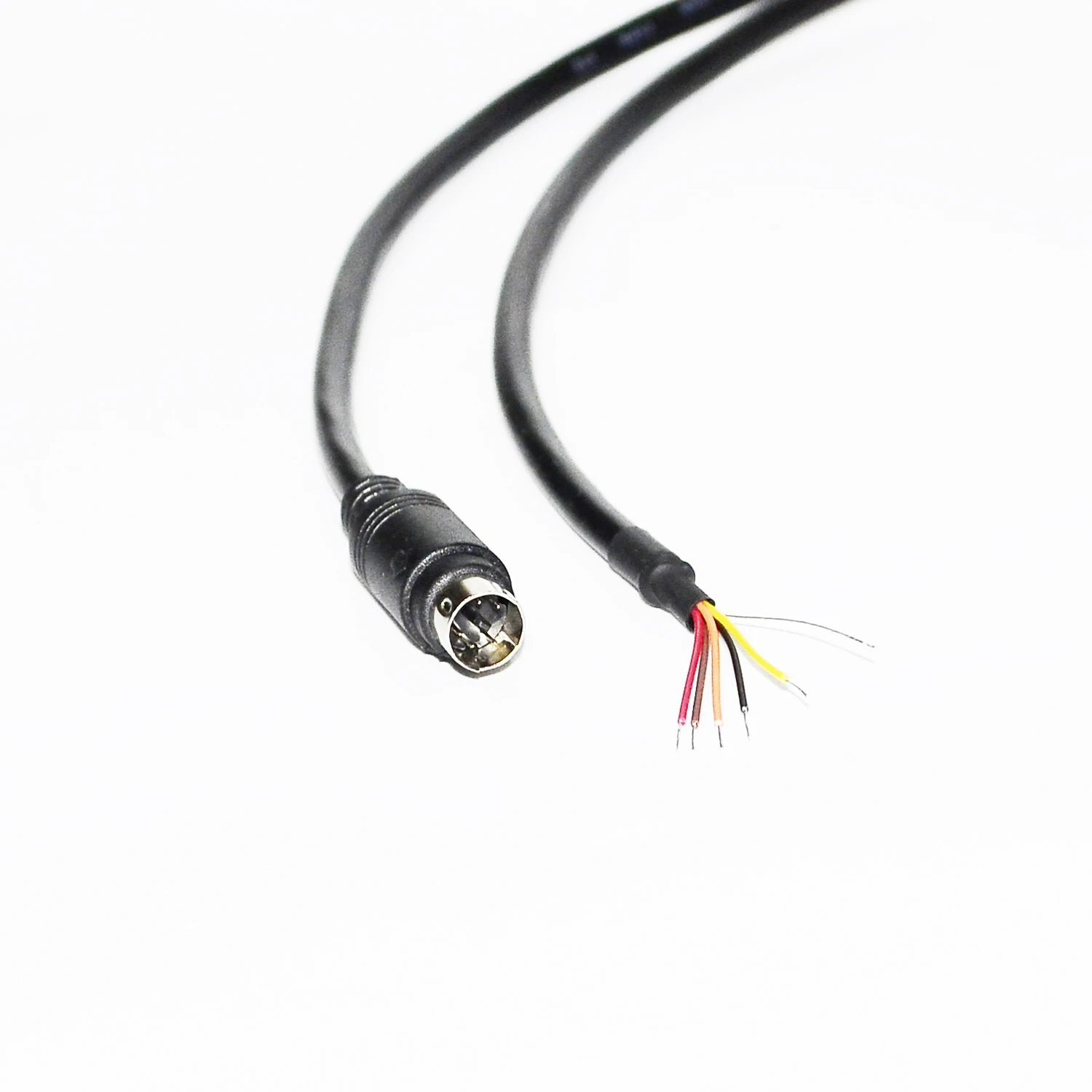 Mini Din Macho e Fêmea Conector Programação Plc Quebrando Cabo Md4 Md5 Md6 Md8 - Imagem 3