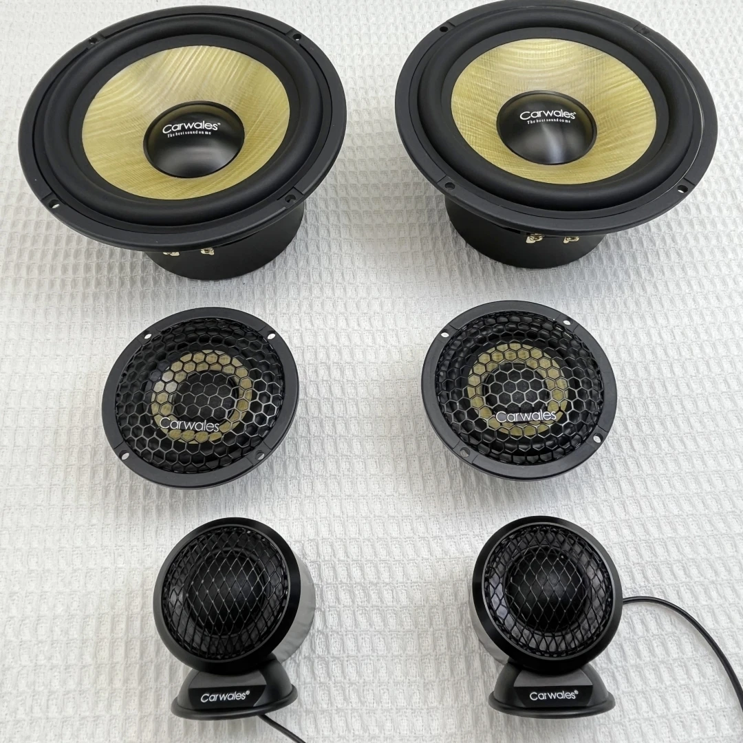 High-end Car Modified Speakers 3-channel Bass Alto Treble Frequency Divider Set Clear and Beautiful Sound Quality.