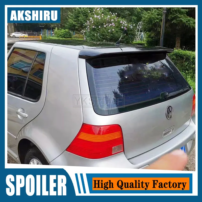 UBUYUWANT Rear Roof Lip Spoiler For 99-06 VW Golf 4 MK4 R32 Hatchback  Spoiler ABS Plastic Gloosy Black Car Tail Wing Decoration - AliExpress